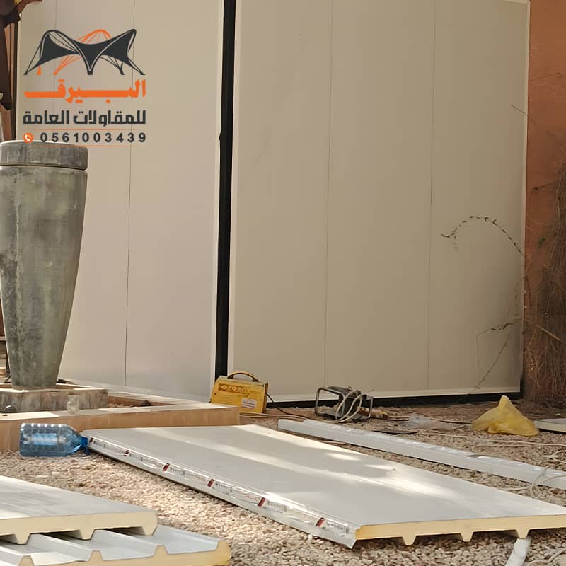 غرف ساندوتش بانل بعزل حراري من مؤسسة البيرق الرياض
