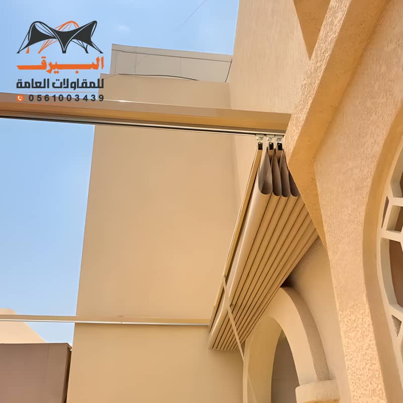 مظلات سحب يدوي قابلة للطي