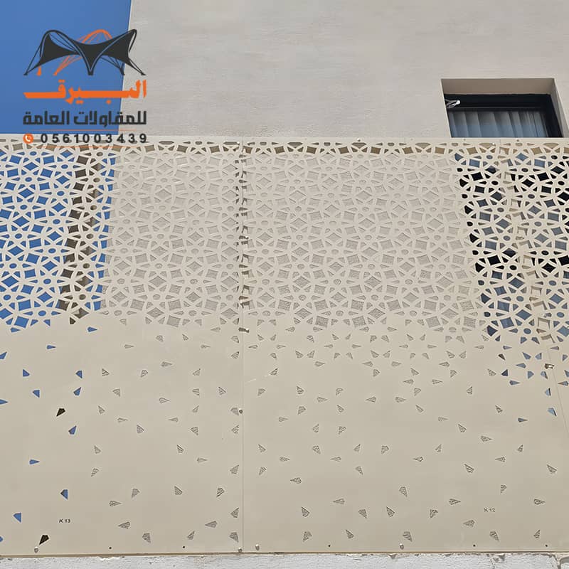 سواتر حديد قص ليزر حديثة